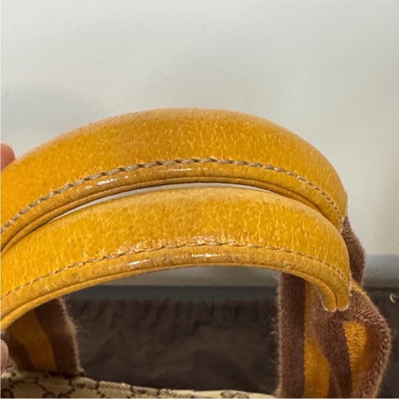 Gucci GG Canvas Web/Sherry Line tote bag - Picture 5 of 10